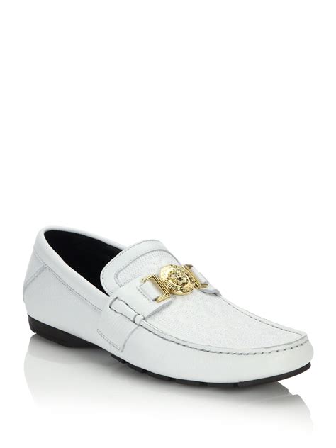 versace white and gold shoes|Versace vanitas shoes.